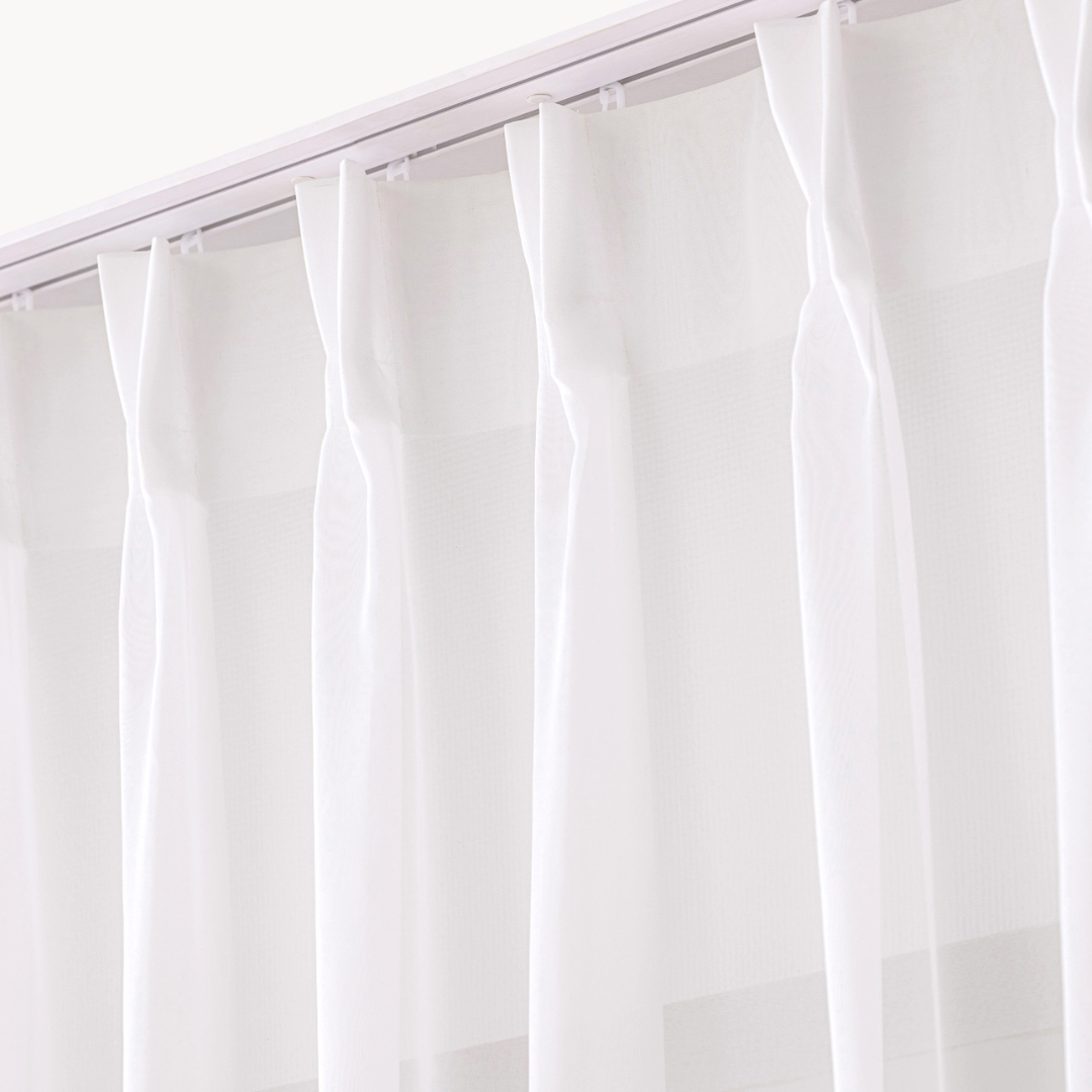 Sophia Vitrage Gordijn Voile Off-White