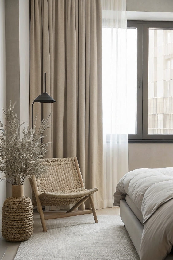 Sanne Lichtdicht Gordijn Zand - Dailux -