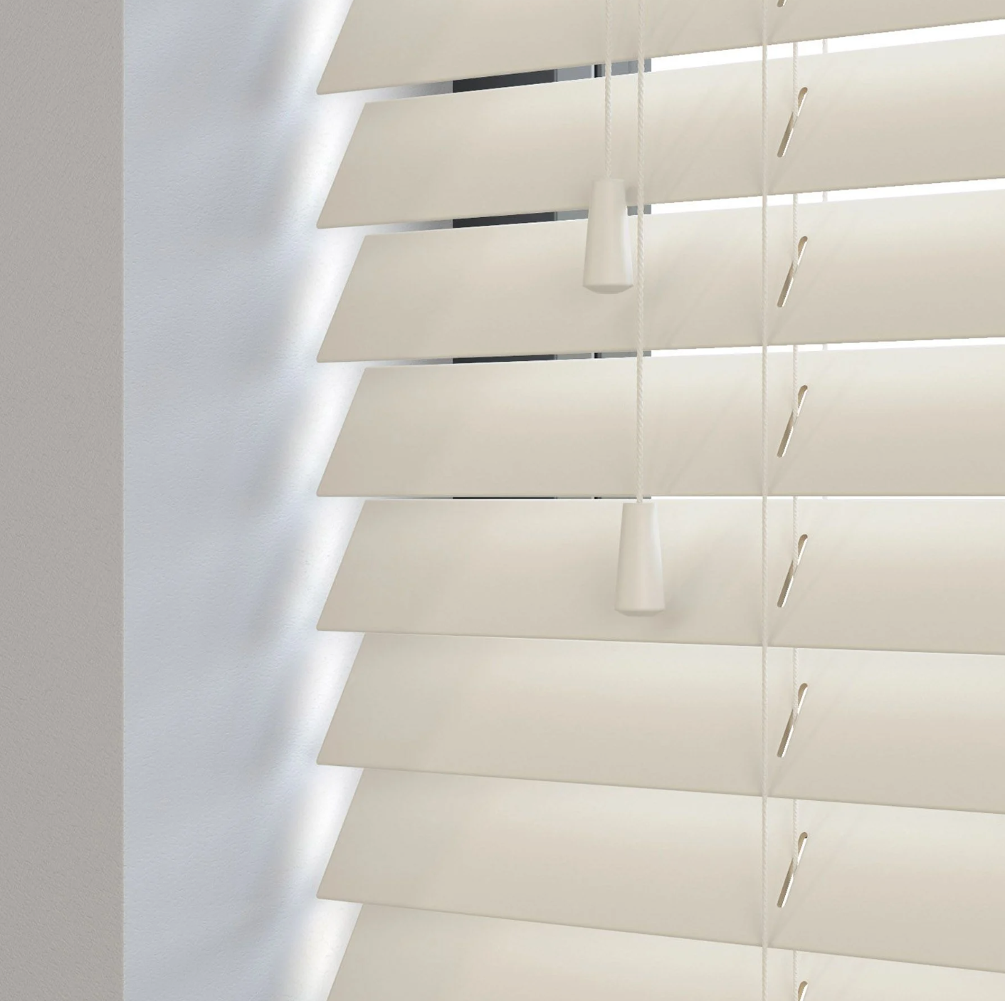 Houten Jaloezie Warm-wit 50mm met FSC keurmerk - Dailux -