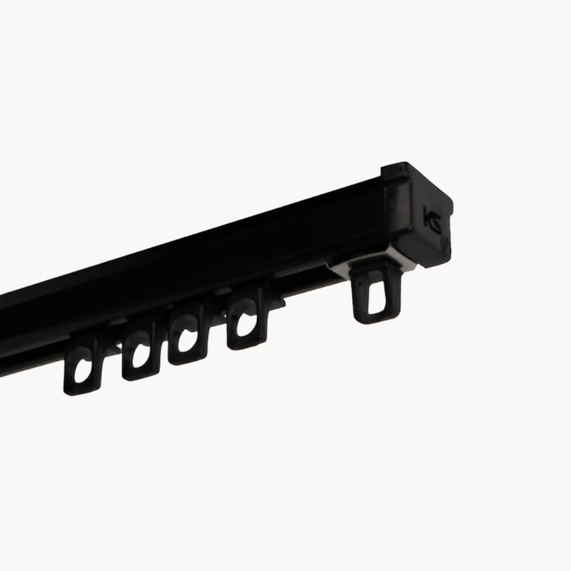 Gordijnrails plafond zwart - Dailux -