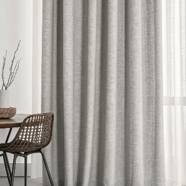 Esther Linnen Inbetween Gordijn Lichtgrijs - Dailux -