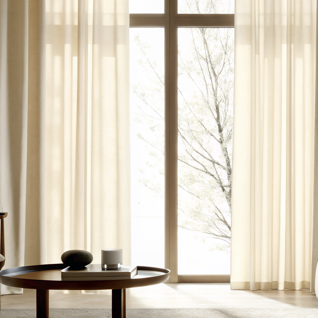 Esther Linnen Inbetween Gordijn Ivoor - Dailux -