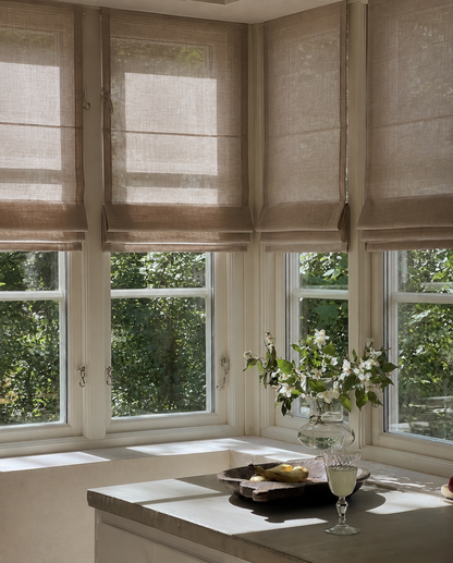 Roman blinds Daniel Translucent Sand