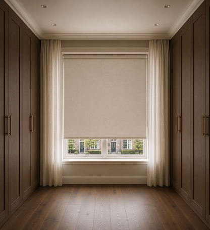 Rolgordijn lichtdicht licht beige