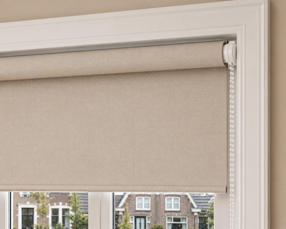 Rolgordijn lichtdicht licht beige