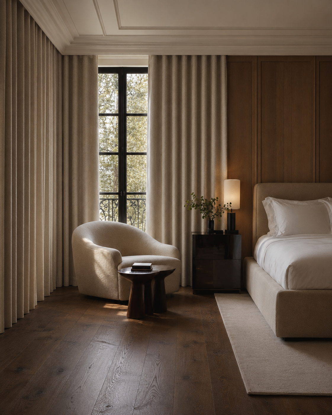Blackout Curtain Ivory